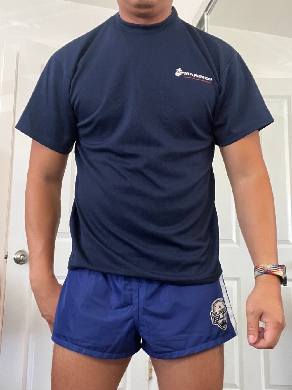 USMC Marines Workout Mesh Tee